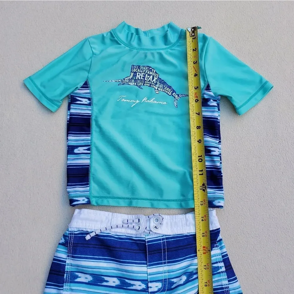 Tommy Bahama swim shirt and shorts set Size 3T